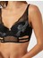 Dantelli Bralet Sütyen Dolgusuz Kaplı Balenli Çiçek Figürlü 5
