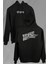 Aerosmith Steven Tyler Black On Black Wings Ön ve Arka Baskılı Sweatshirt Unisex Kapüşonlu Hoodie 1