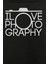 I Love Photography Fotoğrafçı Canon Nikon Ön ve Arka Baskılı Sweatshirt Unisex Kapüşonlu Hoodie 2