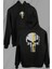 The Crazy Punisher Cezalandırıcı Frank Castle Ön ve Arka Baskılı Sweatshirt Unisex Kapüşonlu Hoodie 1