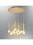 Pearl 13'lü Sarkıt Avize Sarı 4133-13A-03 2