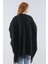Kadın Panço Şal Siyah 4