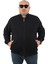Büyük Beden Basic Mevsimlik Fermuarlı Sweatshirt 22750 1