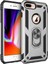 Apple iphone Se 2020 Kılıf Çift Katmanlı Yüzüklü Manyetik Vega Araç Tutucu Destekli Zırhlı Tank Kapak 1