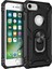 Apple iphone 7 Plus Kılıf Çift Katmanlı Yüzüklü Manyetik Vega Araç Tutucu Destekli Zırhlı Tank Kapak 1