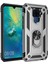 Xiaomi Redmi Note 9 Pro Max Kılıf Çift Katmanlı Yüzüklü Manyetik Vega Araç Tutucu Destekli Zırhlı Tank Kapak 1