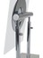 Kosmetik-Standspiegel Pinerolo - Klappbar, Stahl, 23 x 27-35 x 10 Cm, Chrom 5