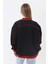 Unisex Oversize Limited Edition Siyah Bomber Kolej Ceket 4