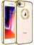 iPhone 7 Kılıf Köşeleri Renkli Şeffaf Kamera Korumalı Silikon Luxury Kapak 1