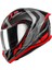 Racer Siyah-Tıtanıum-Kırmızı Kask Xl 2