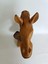 Dekoratif El Oyması Ahşap At Kafası 52X43X24CM (Teak Ağac-3) 5