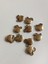 Elma Metal Çinko Alaşım Kolye Ucu 11X2MM 10 Adet Sarı 1