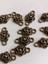 Gül Metal Çinko Alaşım Kolye Ucu 18X3MM 10 Adet 4