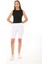 Kadın Sıfır Kol Fitilli T-Shirt Bluz Body Atlet Siyah 4