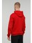 M-SD1047 Renato Logo Hood Kırmızı Erkek Sweatshirt 2