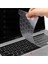 MacBook Pro 13 2020 A2251 / 2289 Uyumlu Şeffaf Klavye Koruyucu Türkçe Q Silikon Ped Trasparan 1