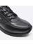 Hakiki Deri Siyah Sneaker Erkek Ayakkabı 2773 306 2