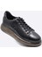 Hakiki Deri Siyah Sneaker Erkek Ayakkabı 9836 100 1