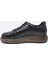 Hakiki Deri Siyah Sneaker Erkek Ayakkabı 9836 100 5