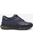 Hakiki Deri Lacivert Sneaker Erkek Ayakkabı 9829 102 3