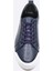 Hakiki Deri Sneaker Erkek Ayakkabı Lacivert 9822 102 4