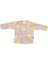 Kuş Desen Baskılı Pamuklu Pembe Çocuk Sweat Takım 3