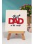 Best Dad In The World Babaya Hediye Lacivert Kupa Bardak Dekoratif Taş 5
