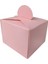 Lokumluk Karton Kutu Makaron Pembe Pk:25 3
