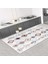 Thalia Home Dijital Baskılı Kaymaz Taban Yıkanabilir Mutfak Halısı Salon Halısı Yolluk 1
