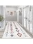 Thalia Home Dijital Baskılı Kaymaz Taban Yıkanabilir Mutfak Halısı Salon Halısı Yolluk 2