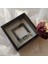 25 x 25 cm Siyah Renkli Fotoğraf Bölümlü Isimli ve Tarihli Çerçeve 3