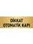 Metal Yönlendirme Levhası, Departman Kapı Isimliği Otomatik Kapı 10X20 Cm Altın Renk 1