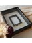 30 x 40 cm Siyah Renkli Isimli Fotoğraf Bölümlü Gül Anı Çerçevesi 3