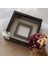 25 x 25 cm Siyah Renkli Fotoğraf Bölümlü! Ledli ve Isimsiz Çerçeve 1