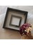 25 x 25 cm Siyah Renkli Fotoğraf Bölümlü! Ledli ve Isimsiz Çerçeve 2