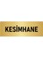 Metal Yönlendirme Levhası, Departman Kapı Isimliği Kesimhane 5X20 Cm Altın Renk 1