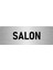 Metal Yönlendirme Levhası, Departman Kapı Isimliği Salon 7X20 Cm Gümüş Renk 1