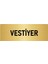 Metal Yönlendirme Levhası, Departman Kapı Isimliği Vestiyer 10X20 Cm Altın Renk 1