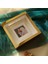 25 x 25 cm Gold Pleksi Kaplı Fotoğraf Bölümlü Isimli ve Tarihli Çerçeve 4