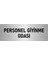 Metal Yönlendirme Levhası, Departman Kapı Isimliği Personel Giyinme Odası 10X20 Cm Gümüş Renk 1