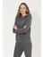 Kadın Antrasit Melanj Sweatshirt 50256249-VR081 3