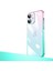 - Apple iPhone 12 - Kılıf Parlak Renk Geçişli Kamera Korumalı Senkron Kapak - Pembe-Mavi 1