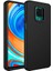 - Xiaomi Redmi Note 9 Pro - Kılıf Metal Çerçeve ve Buton Tasarımlı Silikon Luna Kapak - Siyah 1