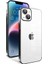 - Apple iPhone 14 Plus - Kılıf Kamera Korumalı Renkli Çerçeveli Garaj Kapak - Siyah 1