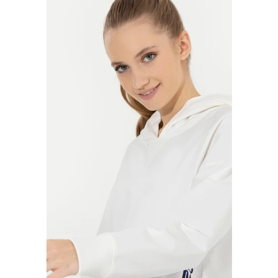 U.S. Polo Assn. Kadın Ekru Sweatshirt 50261243-VR019