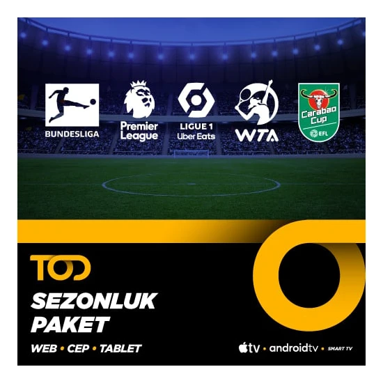 TOD Sezonluk Spor Extra+ Paketi - (Web + Cep + Tablet + Smart TV)