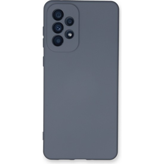 Bilişim Aksesuar Happycase Samsung Galaxy A23 Kılıf Nano Içi Kadife Silikon - Gri