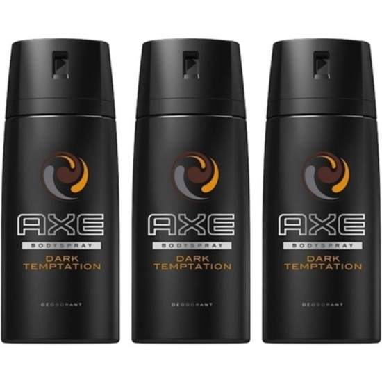 Axe Erkek Deodorant Sprey Dark Temptation 150 Ml X 3 Fiyatı