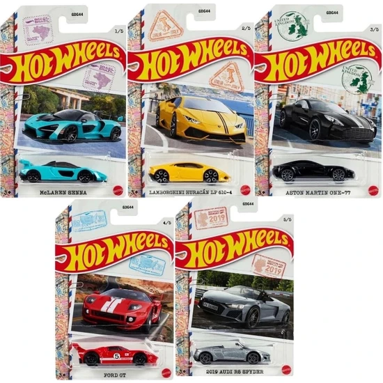 Hot Wheels Uluslar Arası Arabalar Serisi 5li Set HFW39