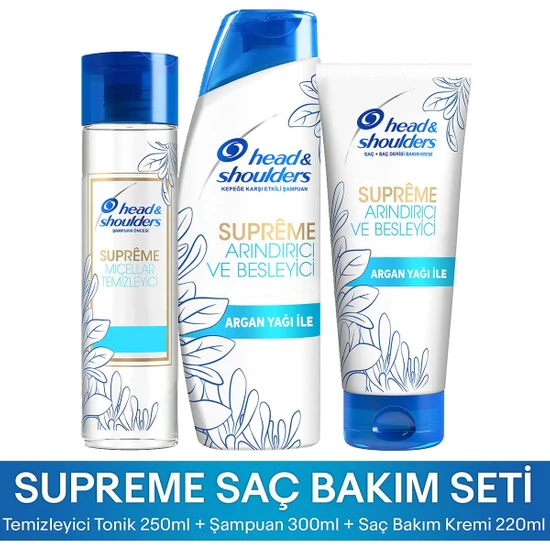 Head&Shoulders Head And Shoulders Head & Shoulders Supreme Kepek  Saç Bakım Seti